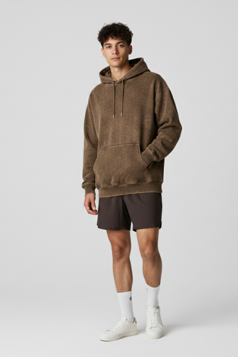 Ravelle™ Oversized Hoodie Acid Wash