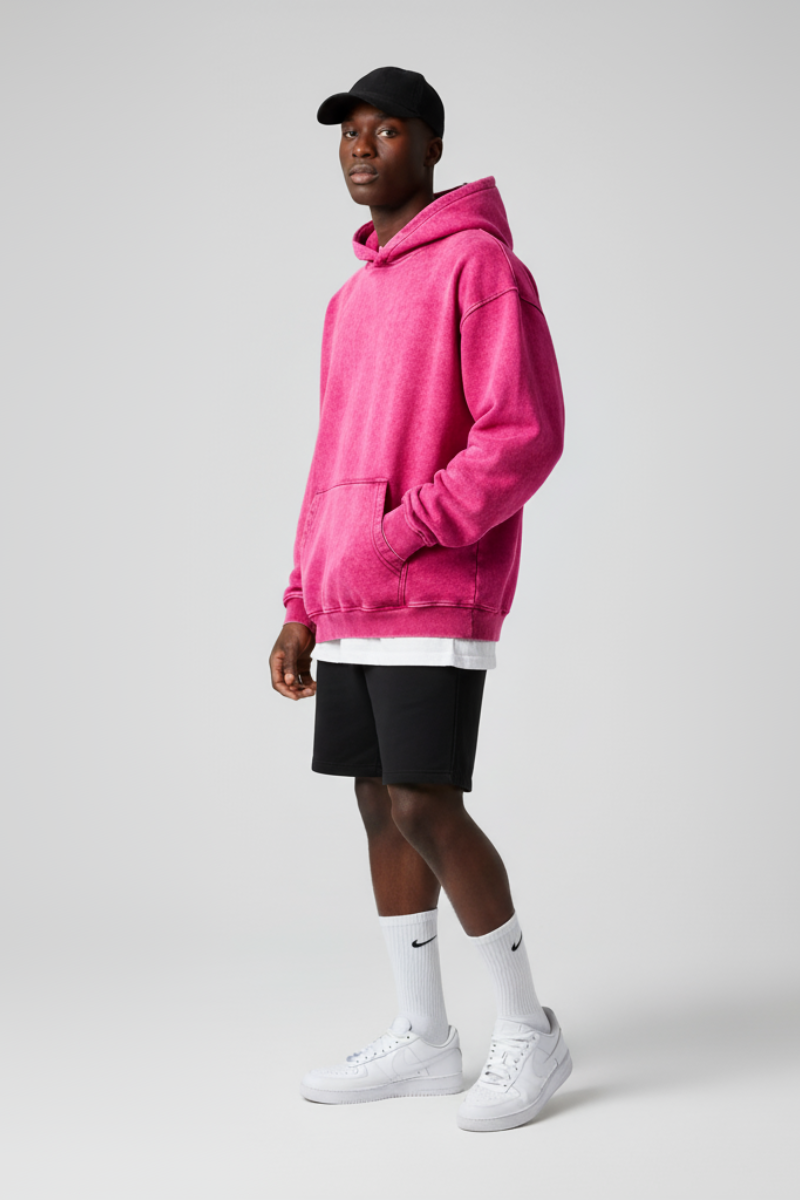 Ravelle™ Oversized Hoodie Acid Wash